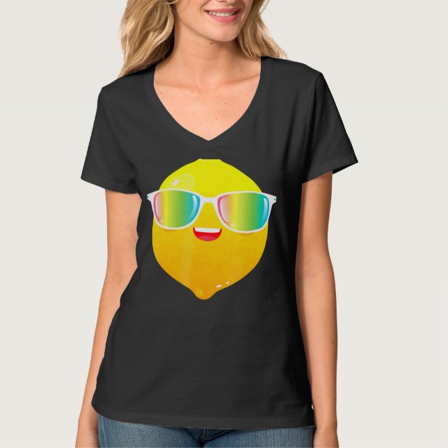 Camiseta Lemon Lemonade Sour Lime Fruit Amarillo (Anverso)