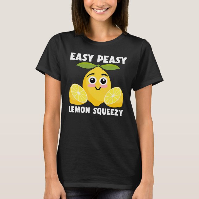 Camiseta Lemon Lemonade Sour Lime Fruit Amarillo 3 (Anverso)