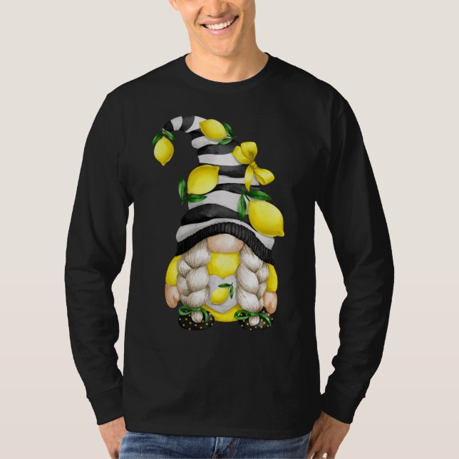 Camiseta Lemon Lover Gnomie Para Xmas Pareja Pareja Lemon (Anverso)