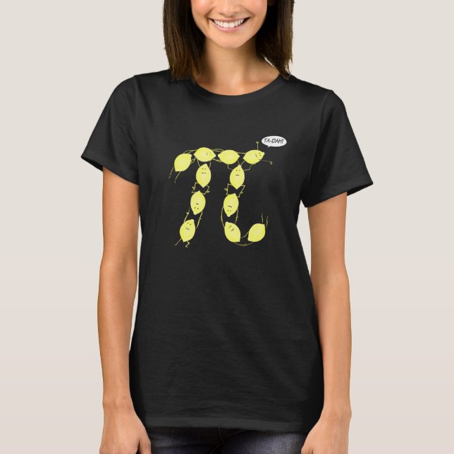Camiseta Lemon Pi Math Whizz Nerd Pie Baker Science Foodie (Anverso)