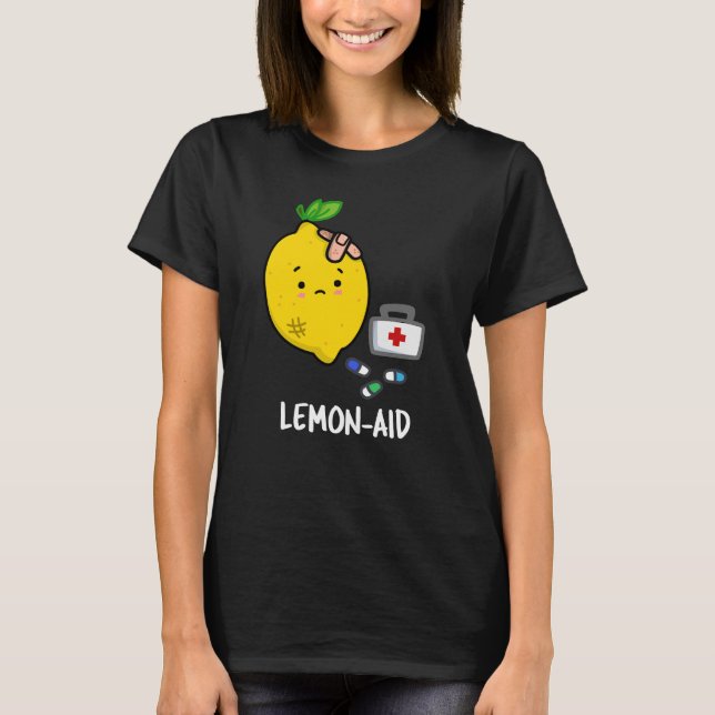Camiseta Lemon Pun Dark BG (Anverso)