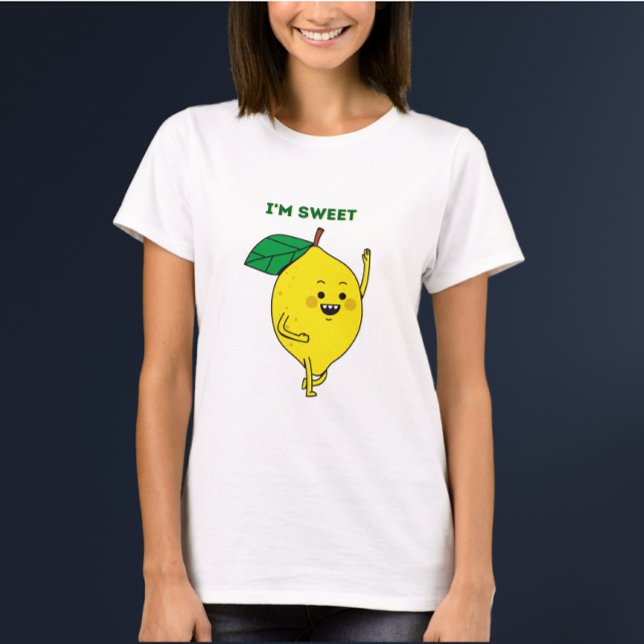 Camiseta Lemon saying: "I'm sweet" (Subido por el creador)