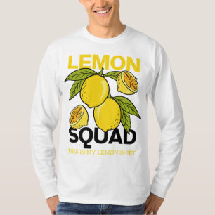 Camiseta Lemon Squad Funny Lemonade Summer Citrus Fruit