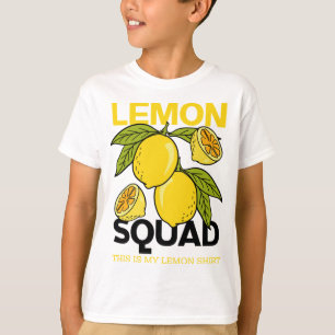 Camiseta Lemon Squad Funny Lemonade Summer Citrus Fruit
