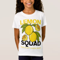 Lemon Squad Funny Lemonade Summer Citrus Fruit