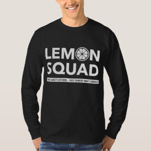 Camiseta Lemon Squad Lemonade Juice Summer Fruit