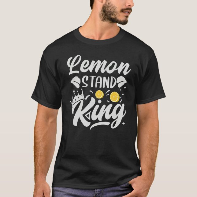 Camiseta Lemon Stand King  Lemonade Summer  Son  Nephew (Anverso)