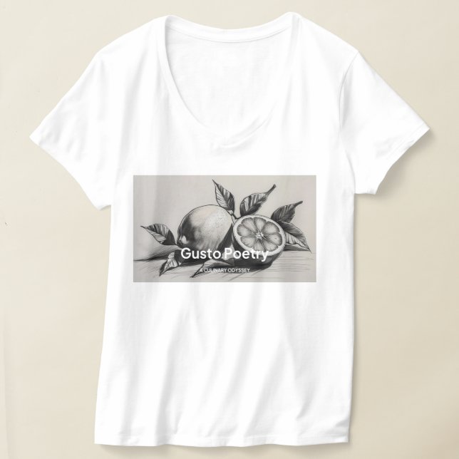 Camiseta Lemon y Naranja Gusto Poesía (Distribución )