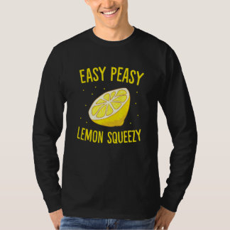 Camiseta Lemonada de verano de limón de limón fácil de colo