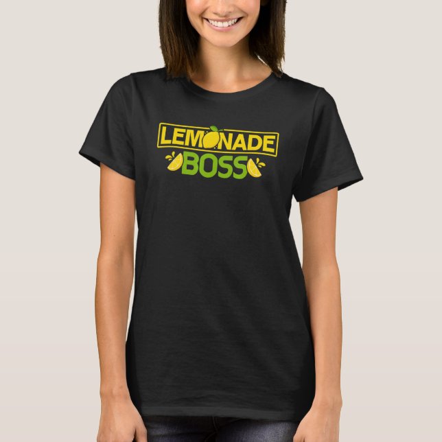 Camiseta Lemonade Boss Lemon Juice Summer Drink (Anverso)