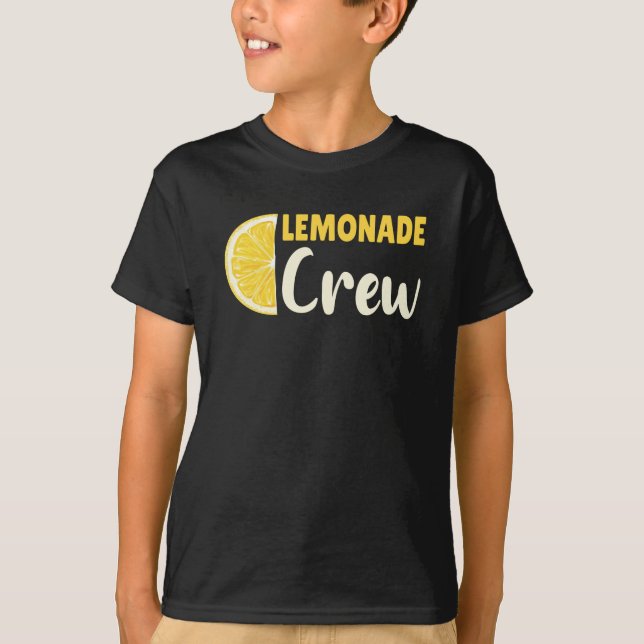 Camiseta Lemonade Crew Kawaii Summer Fruit Lemon (Anverso)