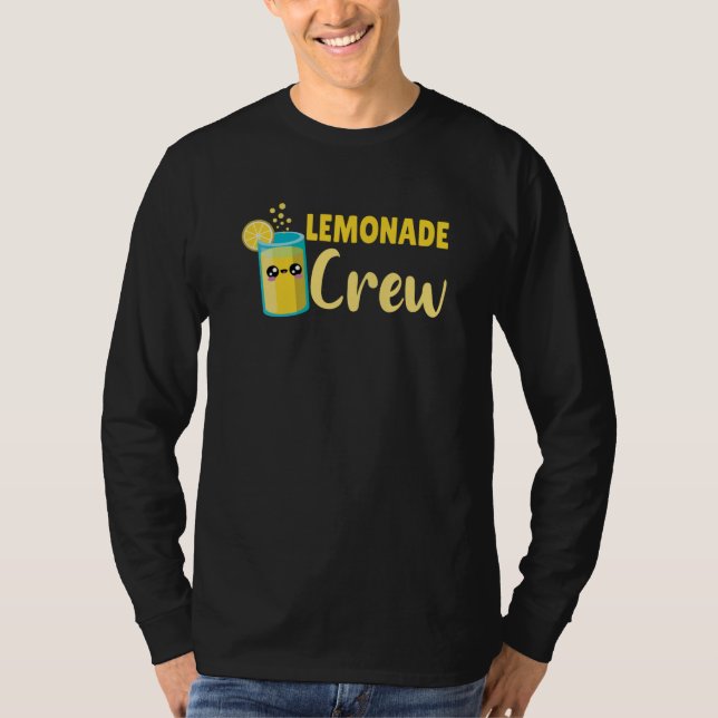 Camiseta Lemonade Crew Kawaii Summer Fruit Lemon (Anverso)
