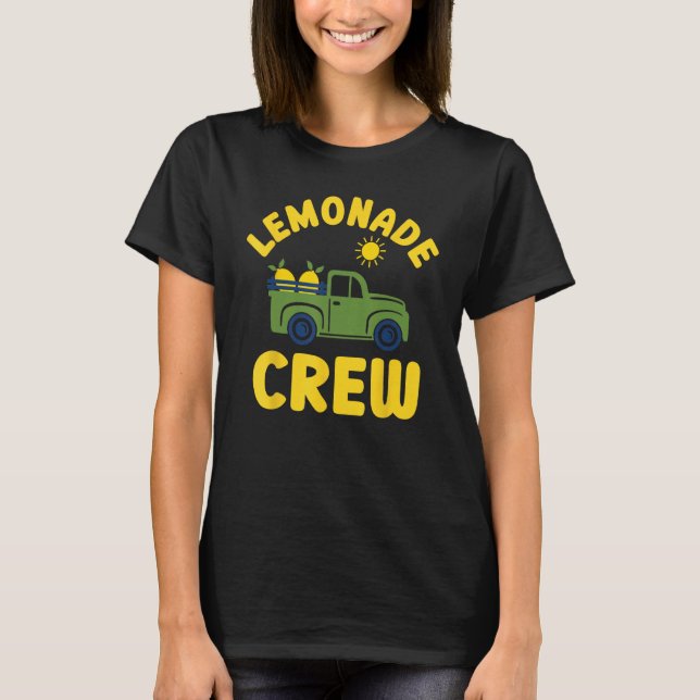 Camiseta Lemonade Crew Shirt Boss Lemon Juice Lover Summer  (Anverso)