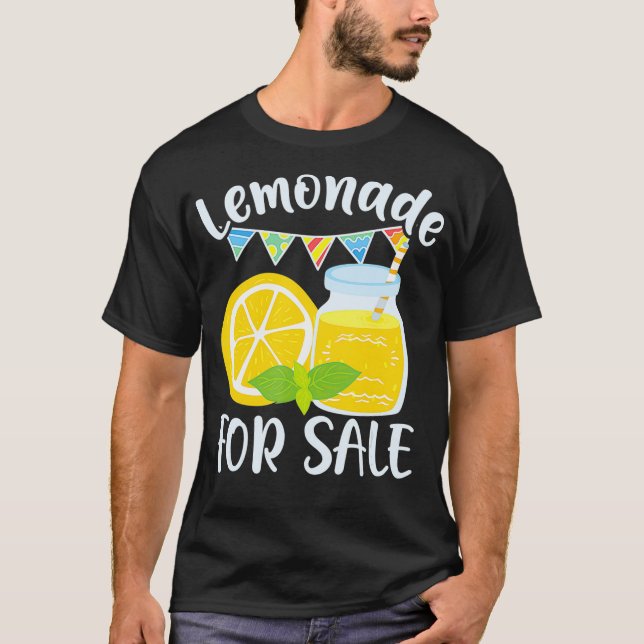 Camiseta Lemonade For Sale Cute Lemonade Stand (Anverso)