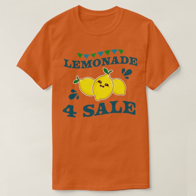 Camiseta Lemonade For Sale Cute Lemonade Stand Lemon Summer (Diseño del anverso)