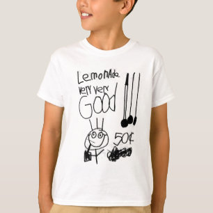 Camiseta LEmoNadE FOr SalE - kids hand drawn sign