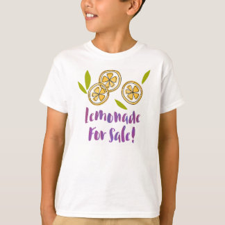 Camiseta Lemonade For Sale Lemonade Stand Kids