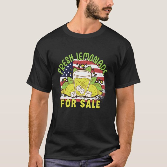 Camiseta Lemonade Fresca Para La Venta Stand Lemonade Busin (Anverso)