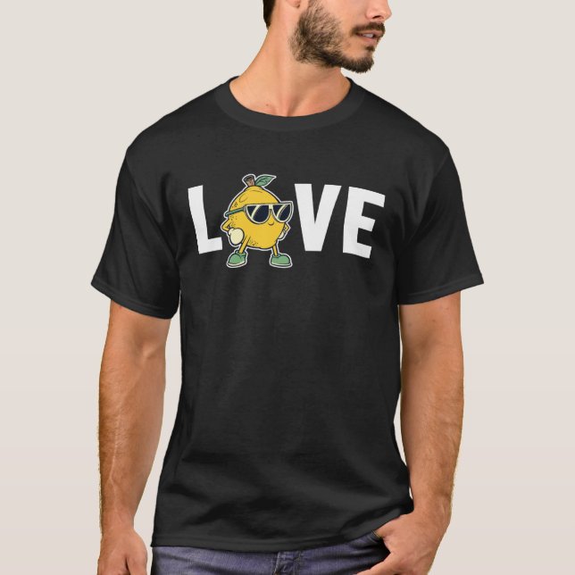 Camiseta Lemonade Love Cardboard Lemon Juice Business Lemon (Anverso)