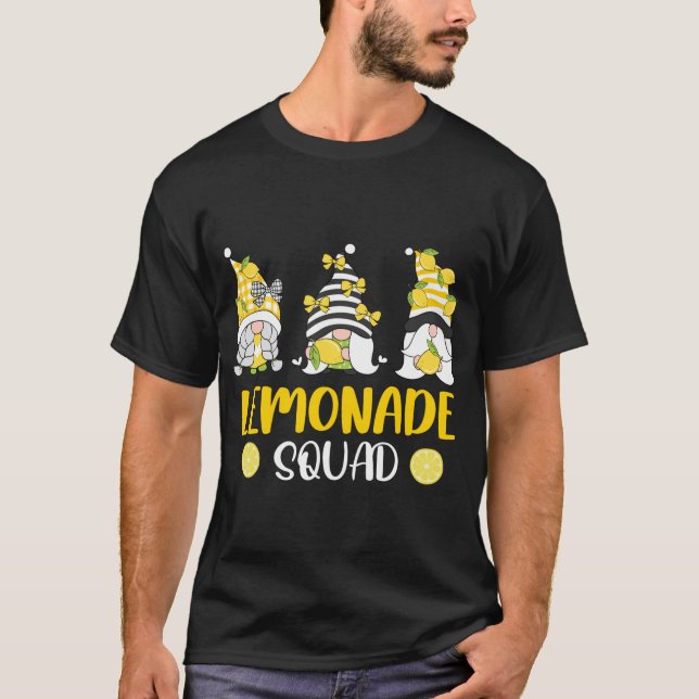 Camiseta Lemonade Squad Summer Funny Gnomes Lemon Fruit Lov (Anverso)