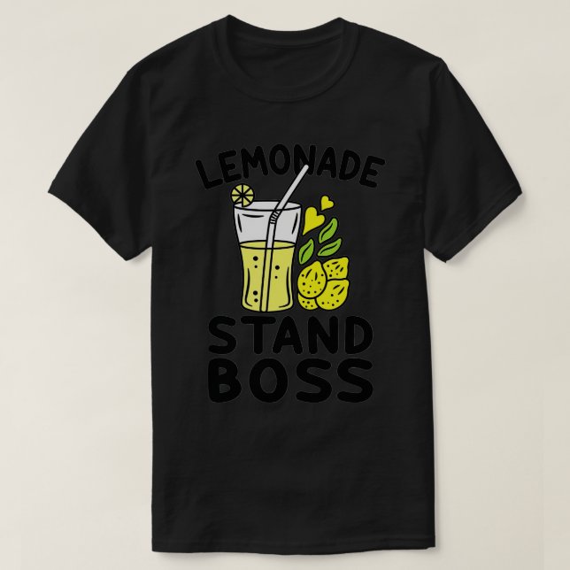 Camiseta Lemonade Stand Boser Lemon Juice Funny Entrepreneu (Diseño del anverso)