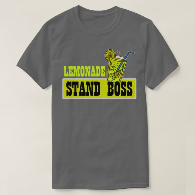 Camiseta Lemonade Stand Boss Funny Lemon Juice Business (Diseño del anverso)