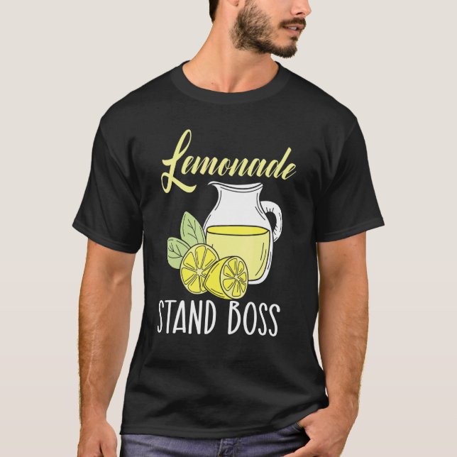 Camiseta Lemonade Stand Boss Lemon Fruit Business (Anverso)