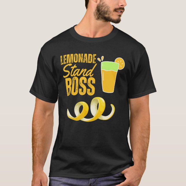 Camiseta Lemonade Stand Boss Lemonade Summer (Anverso)