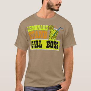 Camiseta Lemonade Stand Chica Boss Funny Lemon Juice Busine