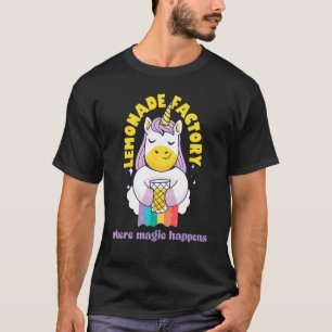 Camiseta Lemonade Stand Factory Magic Entrepreneur Kids Un