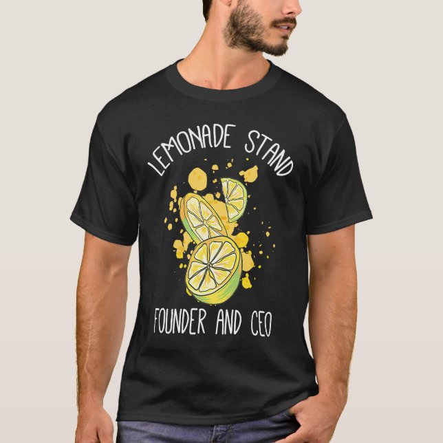Camiseta Lemonade stand founder and CEO (Anverso)