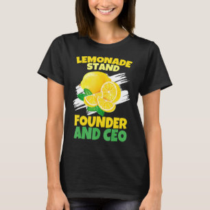 Camiseta Lemonade Stand Fundador Y CEO Lemon Lover Squad