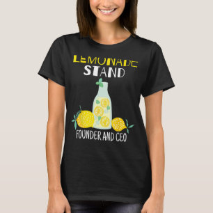 Camiseta Lemonade Stand Fundador y CEO Shirt Young Entrepr