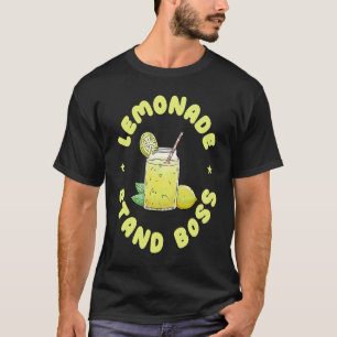 Camiseta Lemonade Stand Jefe Niños Chicas Jugo de Limón Su