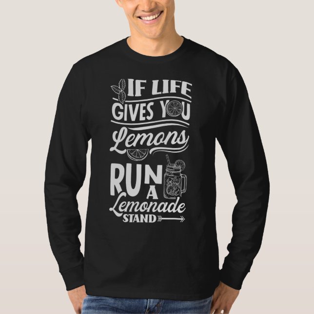 Camiseta Lemonade Stand Lemon Juez Store Si La Vida Te Da (Anverso)