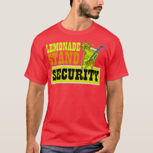 Camiseta Lemonade Stand Security Funny Lemon Juice Business