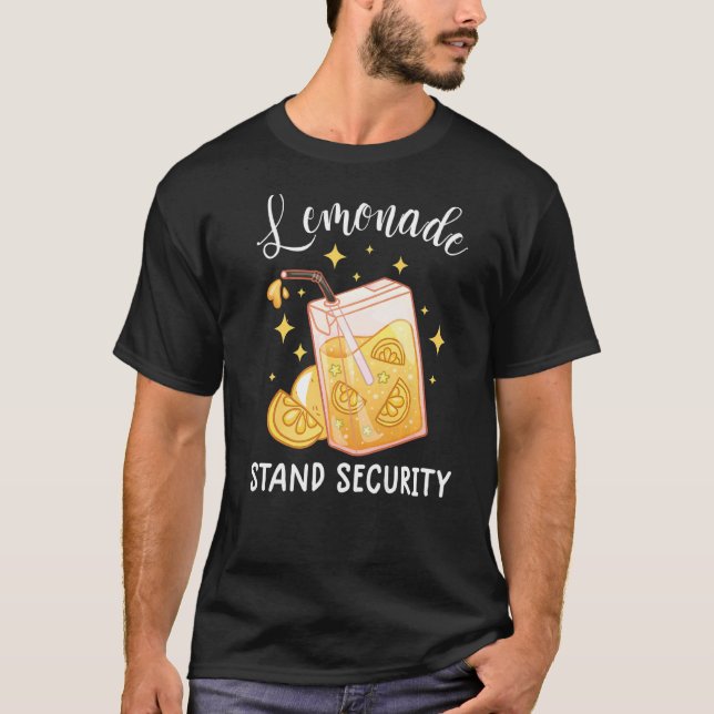 Camiseta Lemonade Stand Security Lemon Juice Lemonade Crew (Anverso)