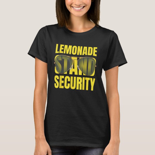 Camiseta Lemonade Stand Security  Lemon Juice Summer Sungla (Anverso)