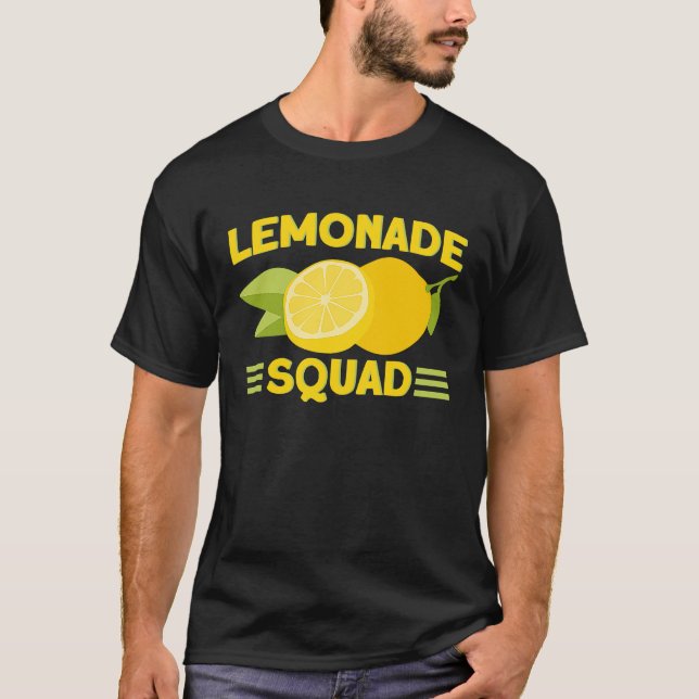 Camiseta Lemonade Stand Squad Lemon Juice Business Lemon Ci (Anverso)
