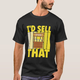 Camiseta Lemonade Vender Stand Jugo de Limón Vender L