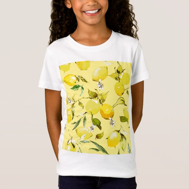 Camiseta Lemones acuarelas 15 (Anverso)
