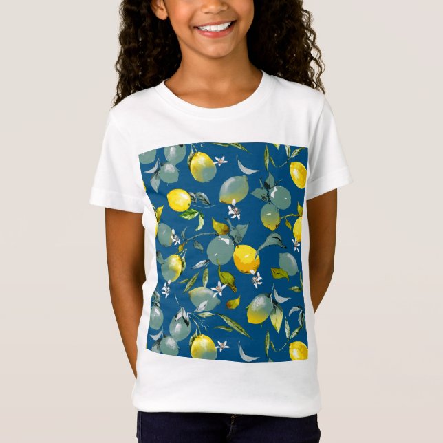 Camiseta Lemones acuarelas 29 (Anverso)