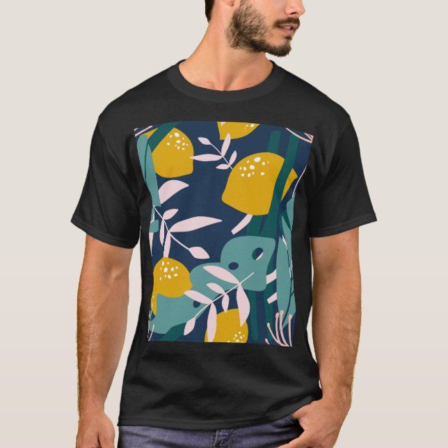 Camiseta Lemones frescos: Modelo de cosecha superficial (Anverso)