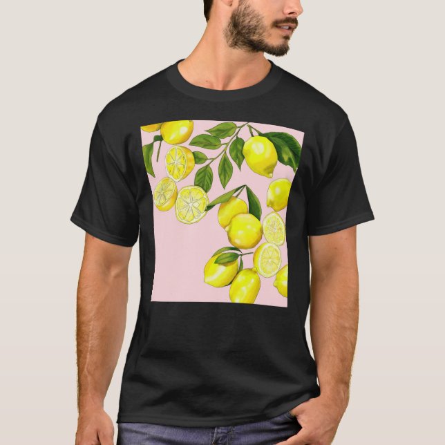 Camiseta Lemones rosados arriba sin mangas (Anverso)