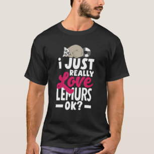 Camiseta Lemur Animal: Yo solo amo a los Lemurs