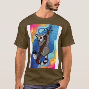 Camiseta Lemur animal zoológico de Madagascar