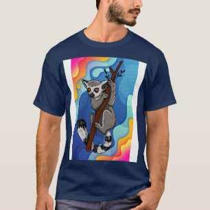Camiseta Lemur animal zoológico de Madagascar