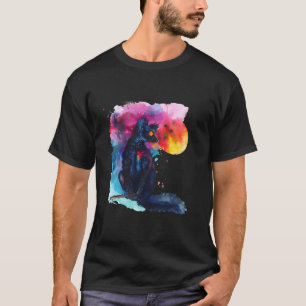 Camiseta Lemur Colorido Madagascar Monkey Animal Art Motif