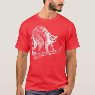 Camiseta Lemur de mono de Madagascar tropical zoológico