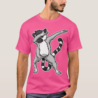 Camiseta Lémur divertido haciendo dab, baile dab, amante de